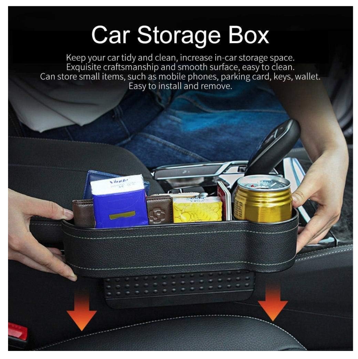 Organizador Carro Bolsillo Porta Vaso